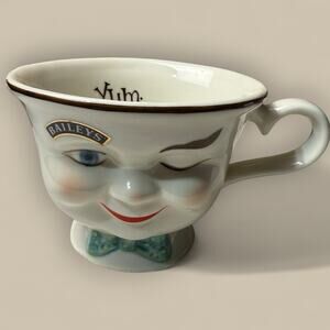 Baileys Irish Cream Mr. YUM Winking Eye Coffee Mug Bow Tie Vintage 1996